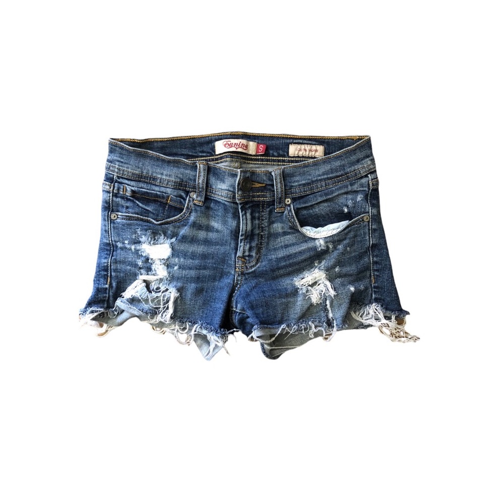 Eunina Thrashed Low Rise Shorties